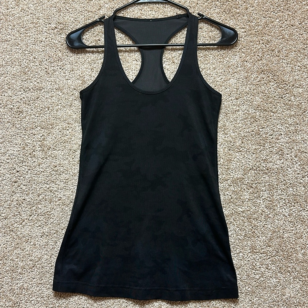 Lululemon Tank Top black Camo Print large
